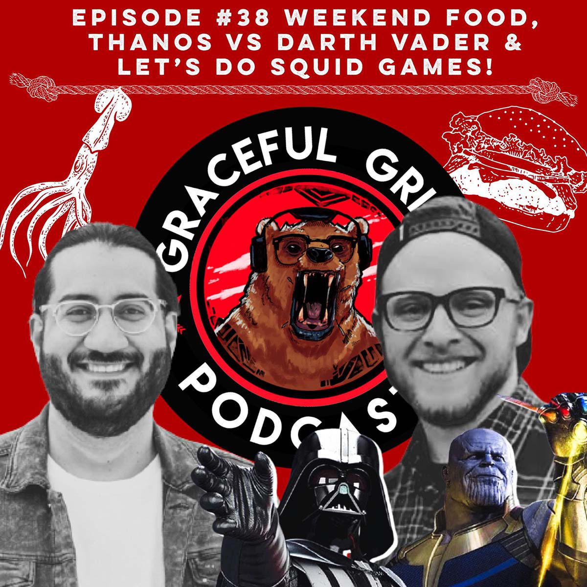 Ep #38 – Weekend Food, Thanos vs. Darth Vader & Let’s Do Squid Games!